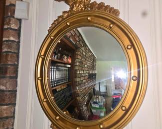 Federal-Style Convex Eagle Wall Mirror