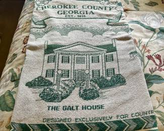 Cherokee County Georgia “The Galt House” Woven Throw