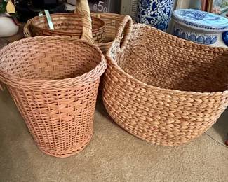 Collection of Vintage Woven Baskets