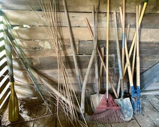 Collection of Vintage Garden & Farm Hand Tools
