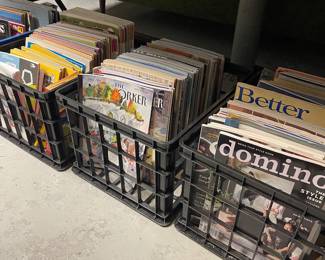 tons of magazines vintage and modern