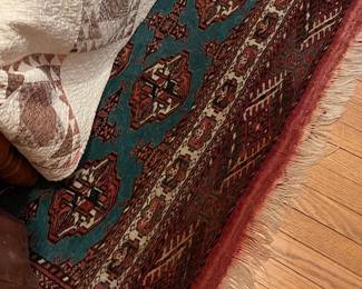 vintage quilts and rugs (lots not shown)