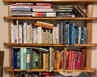 modern and vintage books and magazines