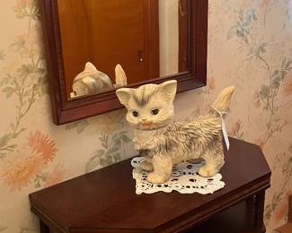 Hall shelf and mirror, kitty