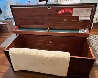 Cedar blanket chest