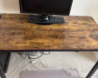 Desk and Computer Monitor