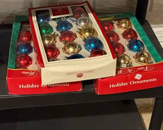 Vintage Glass Christmas Ornaments