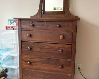 Smaller Dresser with Mirror