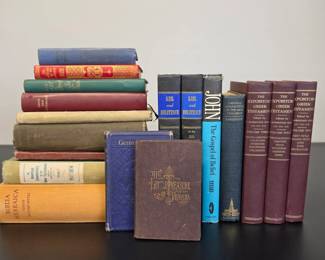 Lot #50 - Rare Vintage Christian and Biblical Studies Book Collection including The Expositor's Greek Testament and Keil & Delitzsch Commentaries