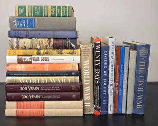 Lot #47 - Civil War and World War History Books Collection including Rachel Cade, Shelby Foote, William B. Edwards
