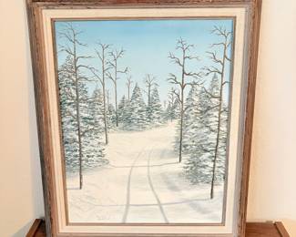 Artist Signed Original Oil on Canvas