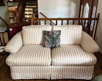 Striped Loveseat