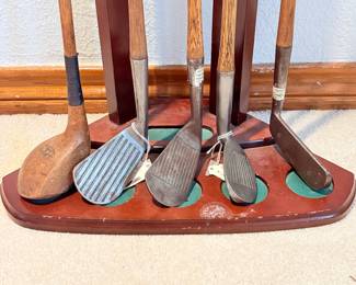 Antique Wooden Golf Clubs