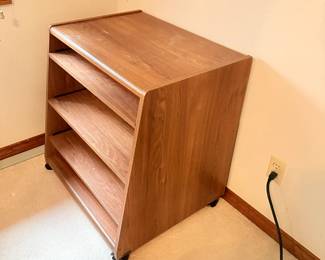 Storage Cart with Pull-Out Shelves