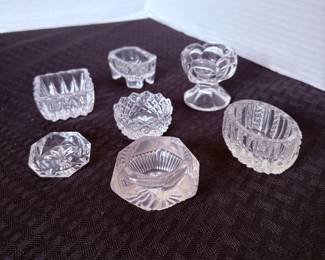 Pressed Glass Salt Cellars
