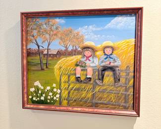 Artist Signed Original Oil on Canvas
