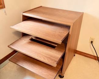 Storage Cart with Pull Out Shelves