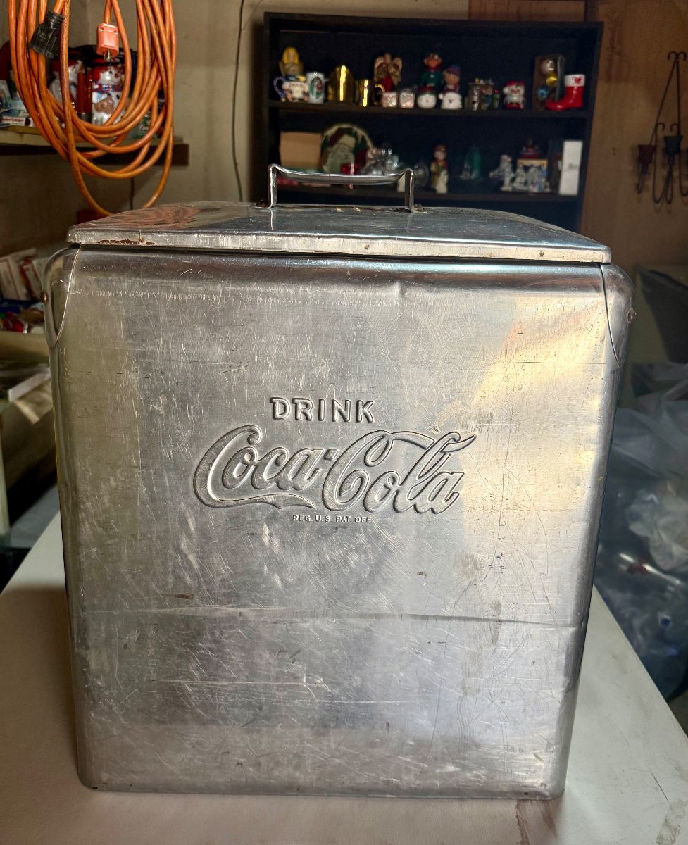 Vintage Coca-Cola ice cooler