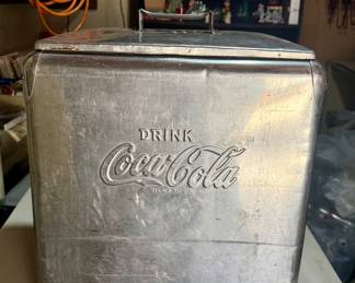 Vintage Coca-Cola ice cooler