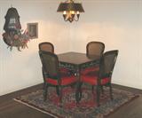 Game table made by Carlton McLendon Furniture, Montgomery, Alabama