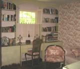 Sample of 1,000 plus mostly hardback books located throughout the home on bookshelves.