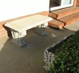 Landscaping & lawn items -- cement