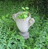 Cement, one foot or so tall