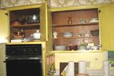 17 cabinets & drawers of clean household & useful itemsl