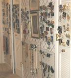 400+ examples of costume jewelry, necklaces, earrings, clamp-on earrings in the MOST organized Estate home I have ever been in