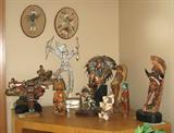 Examples of much Southwest, Native American, Indian decoratives