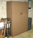 Metal storage cabinet, file cabinet