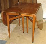 Drop leaf wood table