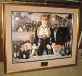 30+ Glass covered & framed art in this Estate home