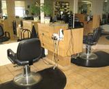 Five hairs stylists booths available off-site, 5 minutes away in Munster