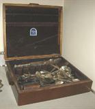 Silverware & its wood box