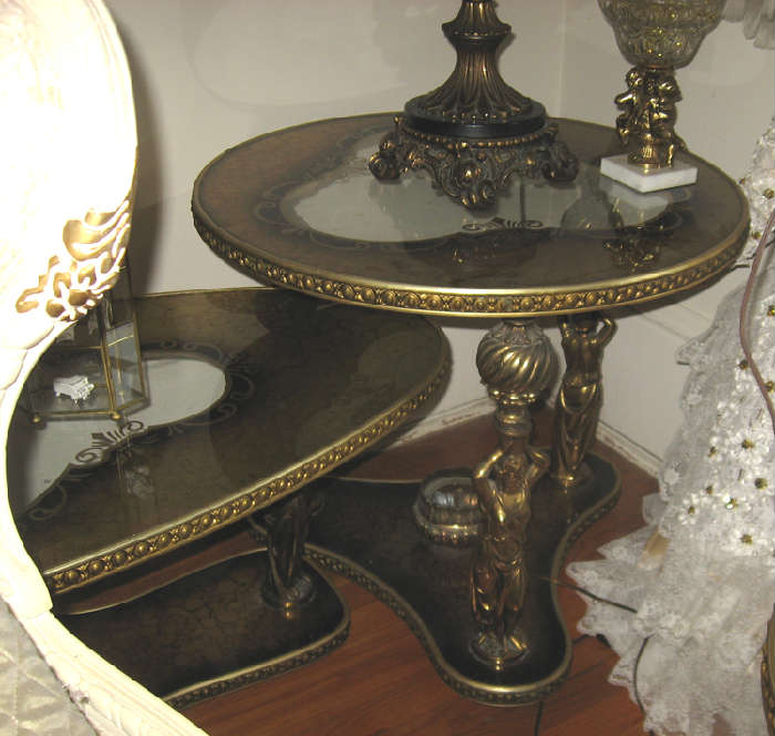 One of several accent tables, lamp tables