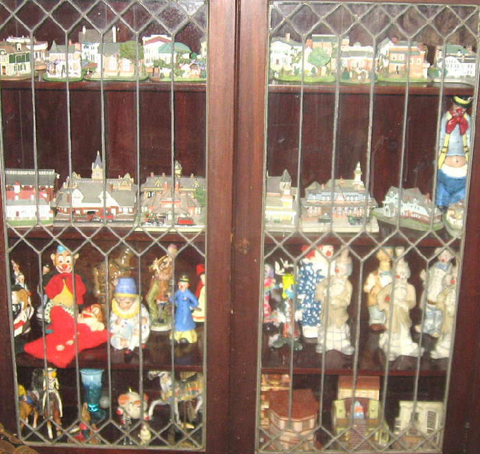 House, porcelain figurine collections