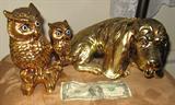Owls, dogs, variety of animal decor