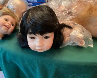 Doll parts to make your own doll. Many of these are discontinued and still in the original packaging. Hugh collection.