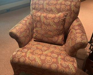 Shenandoah chair and ottoman