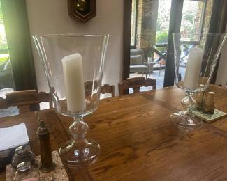 Large hurricane glass