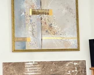 Mix Media Large Painting signed