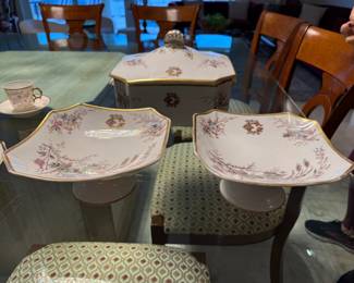Limoges Square Plate Set