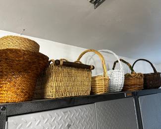  wicker storage baskets