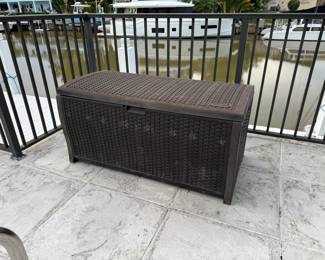  Resin Wicker Deck Box