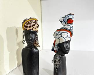African Porcelain Figures