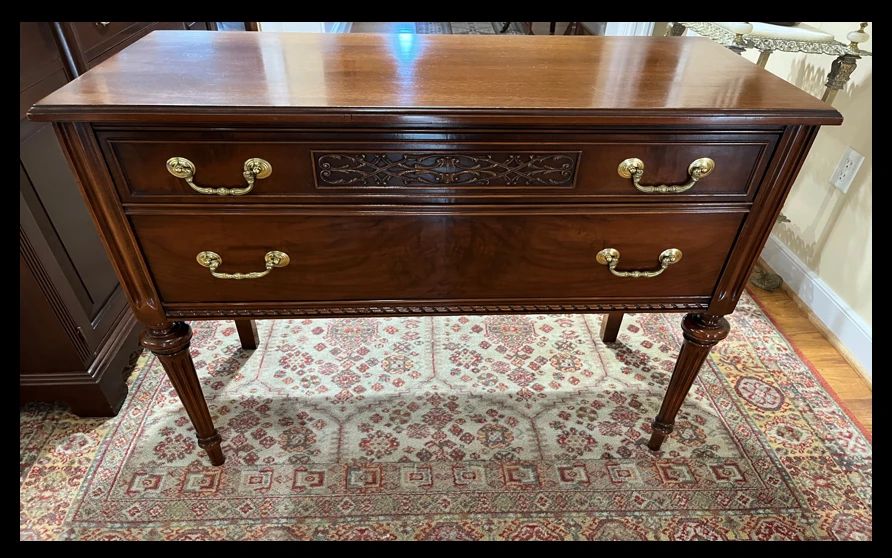 1940's Bernhardt Mahogony server, Louis XVI style