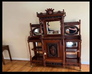 Eastlake 19th Century Victorian Etagere