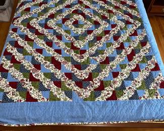 Grandmothers Fan Quilt- Fits Queen or Double