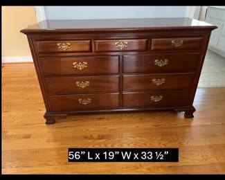 Link Taylor -Treasure House Collection solid mahogany Dresser